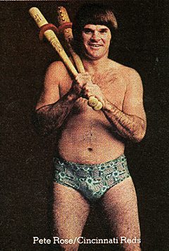 Pete Rose is happy to see you.